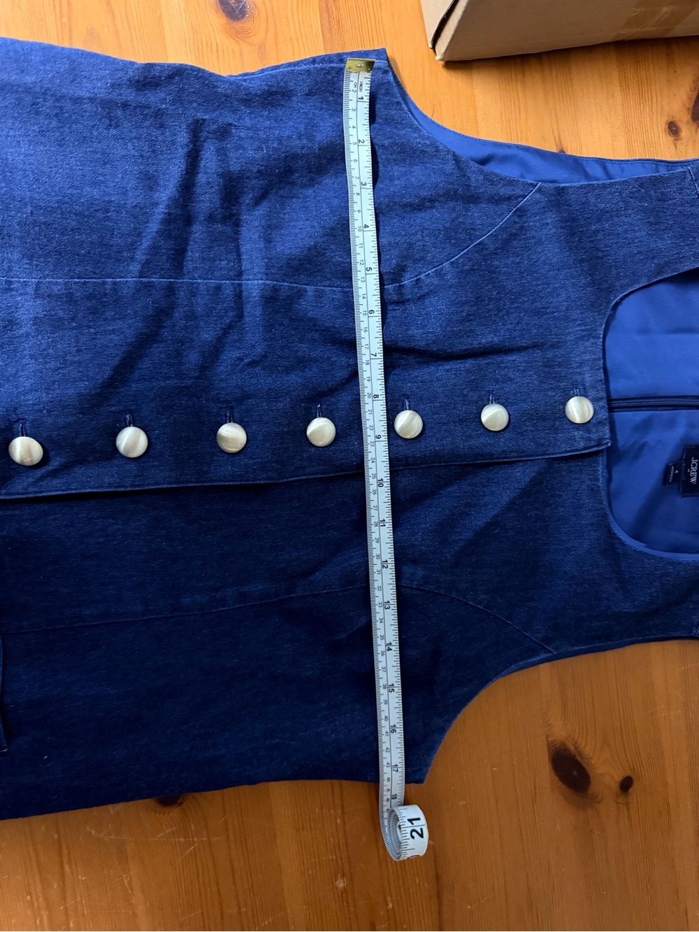 JCREW denim dress - Picture 3 of 4